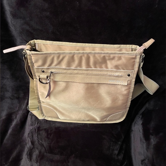 Diesel RARE Y2K Spare Parts Nylon & Leather Padded Cyber Tech-ware Crossbody Bag - Picture 4 of 11